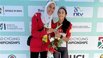 جودي محمد السيد تخطف فضية أفريقيا للدراجات بكينيا