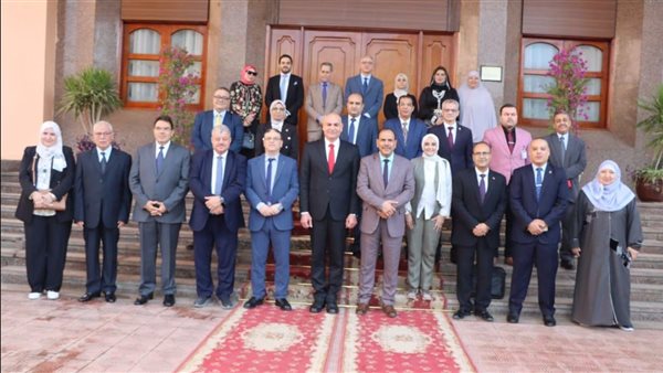 جامعة المنوفية تستقبل وفد هيئة ضمان الجودة والاعتماد للتجديد المؤسسي والبرامجي لثلاث كليات