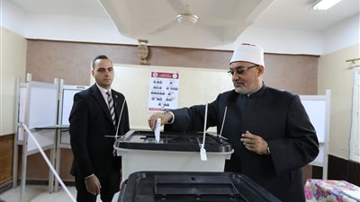 مفتي الجمهورية يُدلي بصوته في انتخابات مجلس النواب لعام 2025