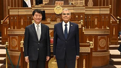 المستشار عصام فريد يستقبل نائب رئيس المجلس الاستشاري والسياسي للشعب الصيني