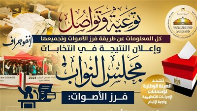 انتخابات النواب.. كيف يتم فرز وتجميع أصوات الناخبين.. الشئون النيابية تكشف التفاصيل (إنفو جراف)