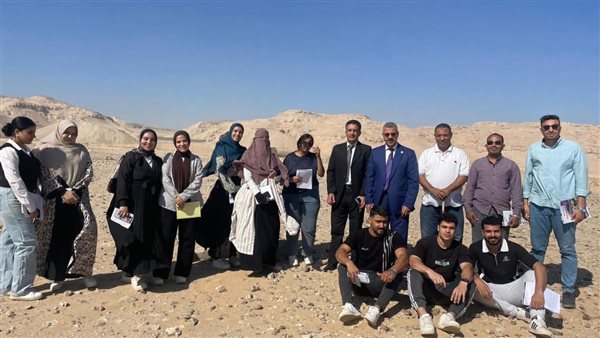 جامعة سوهاج تواصل زياراتها الميدانية لتدريب طلابها في مقرر التنقيبات الأثرية والتوثيق