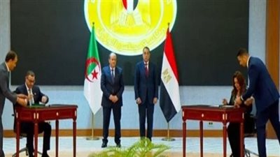 رئيس الوزراء ونظيره الجزائري يشهدان توقيع وثائق تعاون جديدة