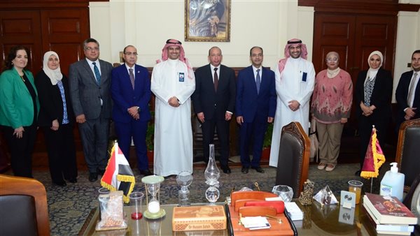 وفد الهيئة السعودية للتخصصات الصحية في زيارة رسمية موسعة لكلية طب قصر العيني