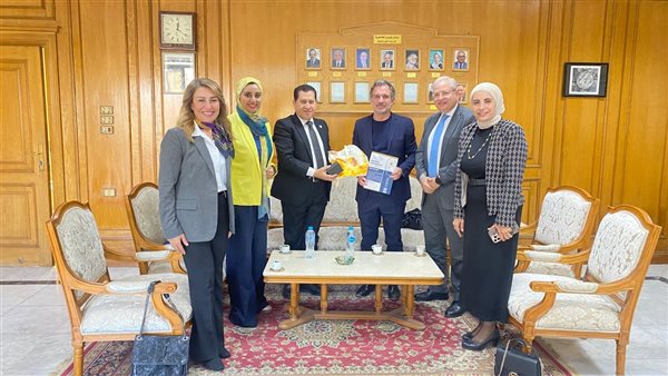 جامعة حلوان تستقبل وفدًا من جامعة نيرمبرغ التقنية لتعزيز التعاون الأكاديمي والبحثي