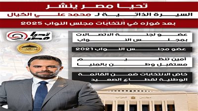 تحيا مصر ينشر السيرة الذاتية لـ محمد علي الكيال بعد فوزه في انتخابات مجلس النواب 2025