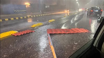 أمطار رعدية تضرب الإسكندرية وبرق ورعد شديد مع نوة الصليبية