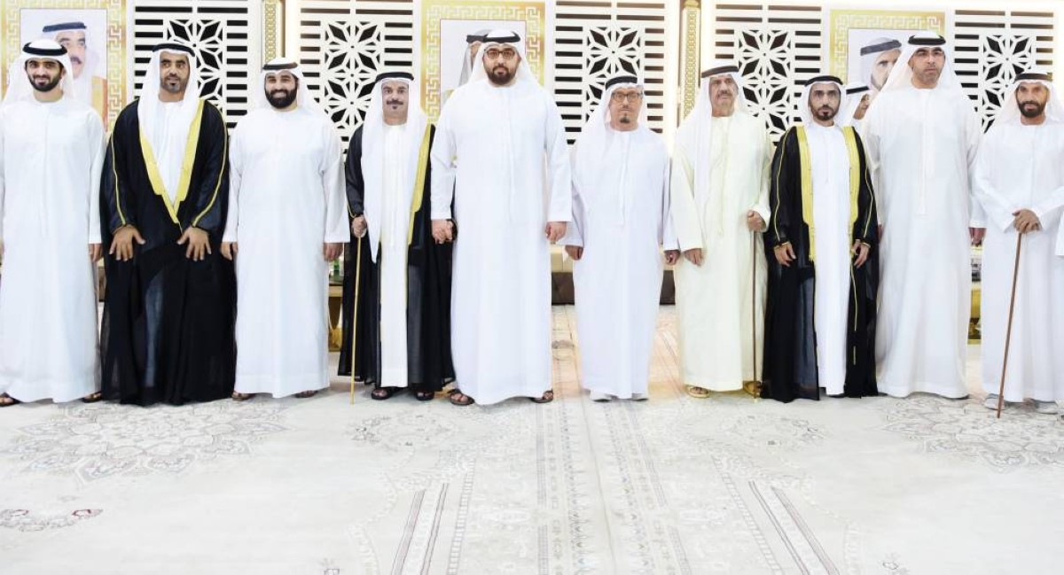 حاكم رأس الخيمة وولي عهد أم القيوين يحضران أفراح المعلا