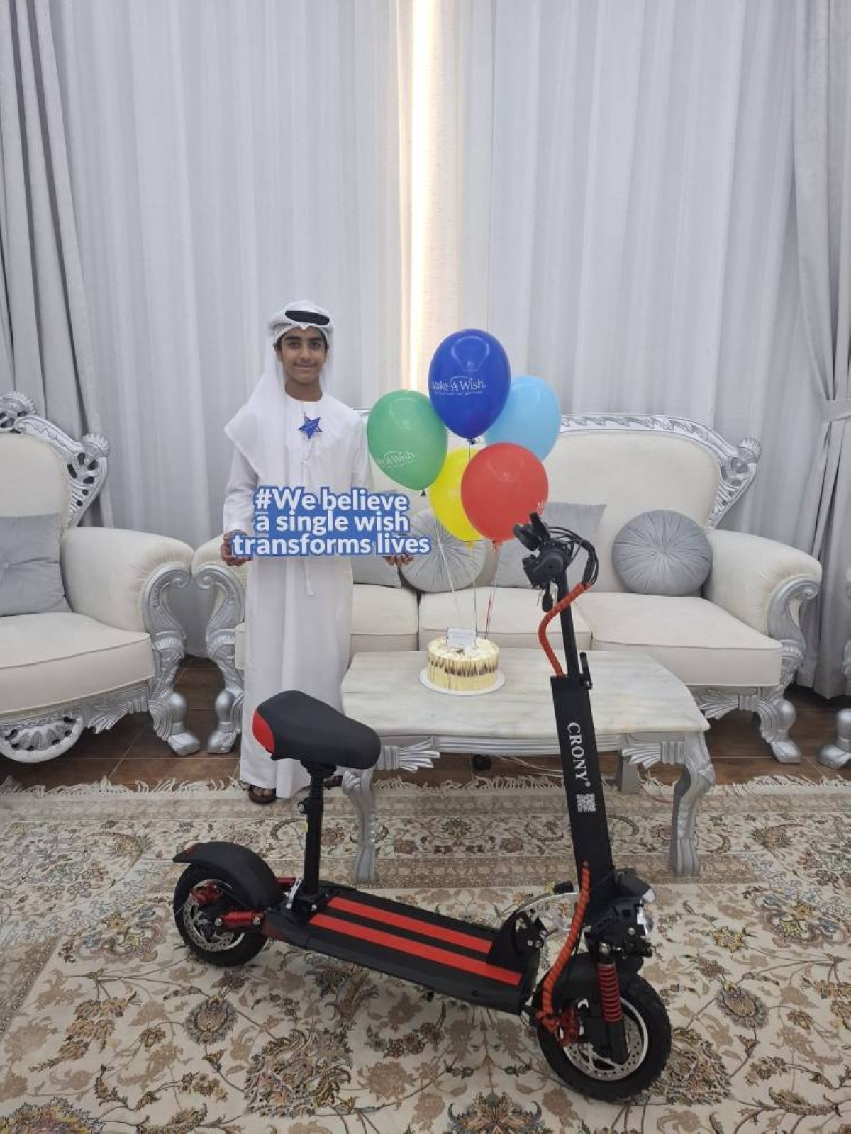 كل أمنية تتحقق للأطفال رسالة أمل من الإمارات للعالم