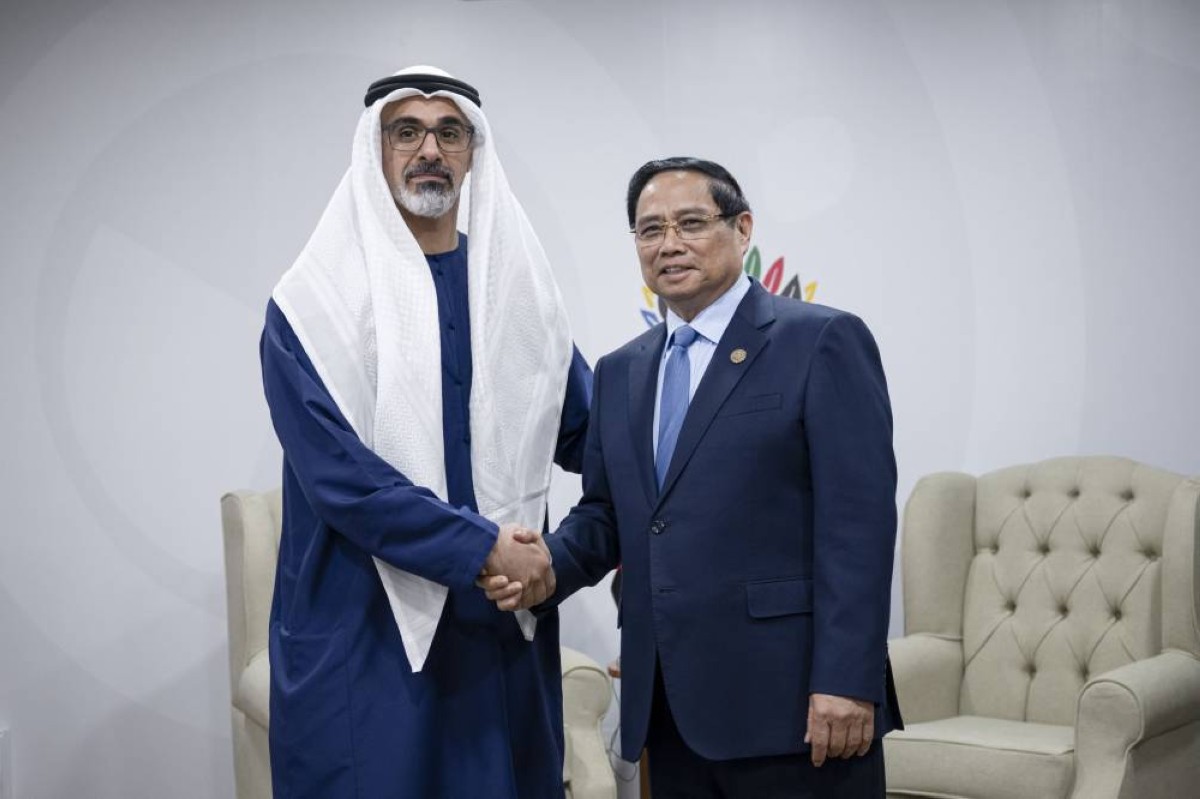 ولي عهد أبوظبي يبحث تعزيز التعاون الثنائي مع رئيس وزراء فيتنام على هامش “قمة العشرين”