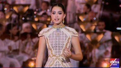 ياسمينا العبد في افتتاح المتحف المصري الكبير