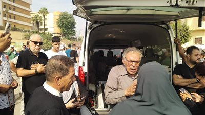 لقطات من تشييع جثمان زوجة حسن العدل