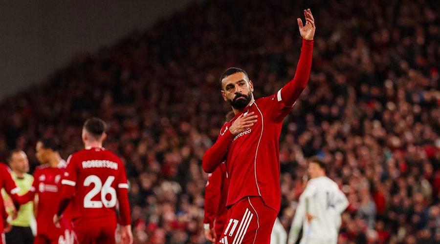 محمد صلاح يكتب التاريخ برقمين.. ليفربول يستعيد نغمة الفوز