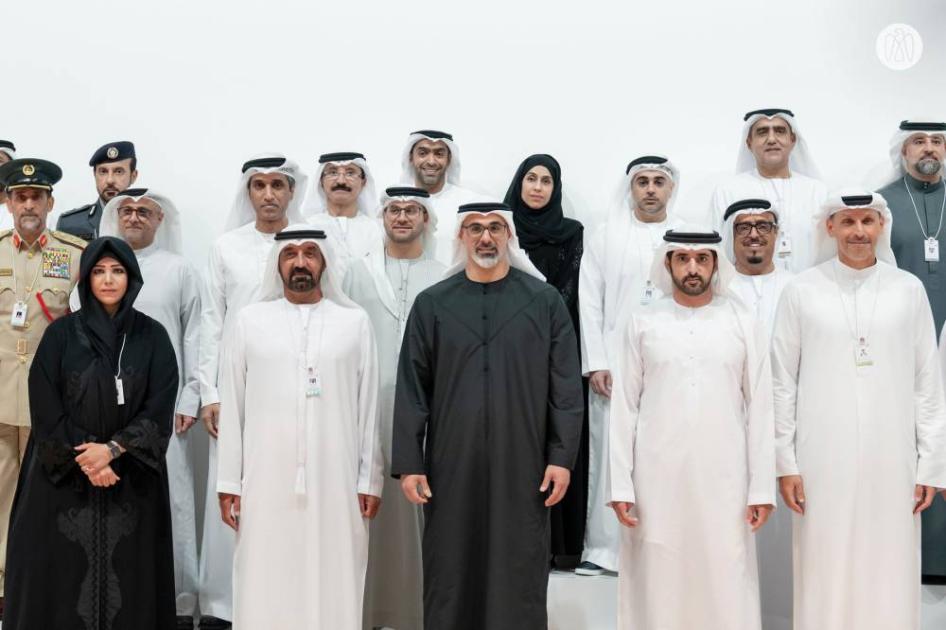 خالد بن محمد بن زايد وحمدان بن محمد يناقشان توحيد جهود تطوير الأداء الحكومي (فيديو)