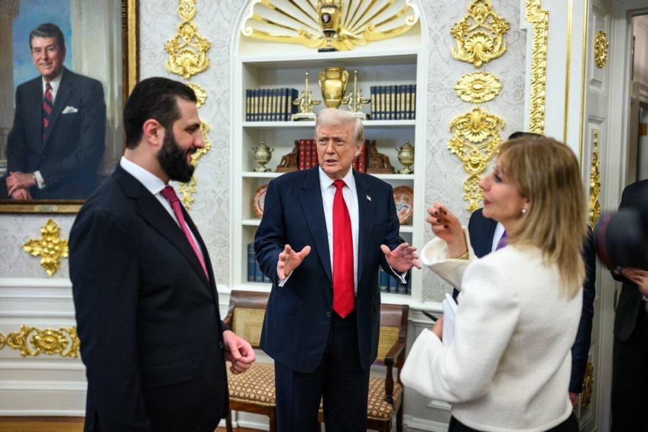 ترامب يتعهد بمساندة سوريا بعد لقاء الشرع (فيديو)