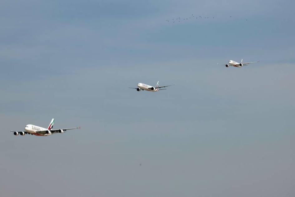 183 مليار درهم صفقات ثاني أيام «دبي للطيران».. و«فلاي دبي» تمنح «إيرباص» حصة الأسد