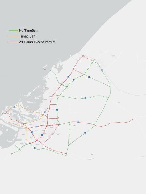أبوظبي.. حظر حركة الشاحنات على شارعي الشيخ مكتوم بن راشد وشاطئ الراحة