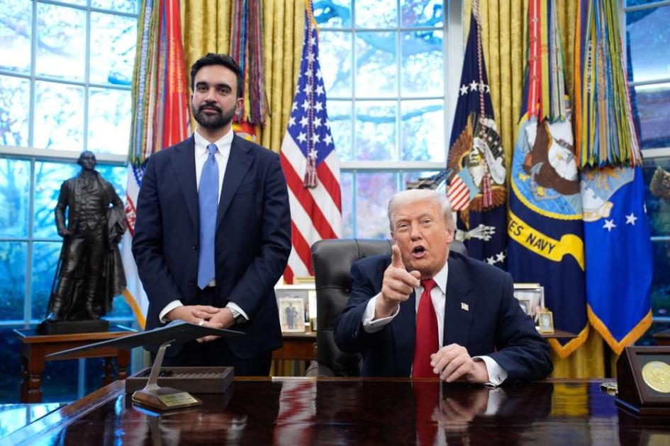 مجاملات متبادلة بين ترامب وممداني وتعهّد بالعمل معاً