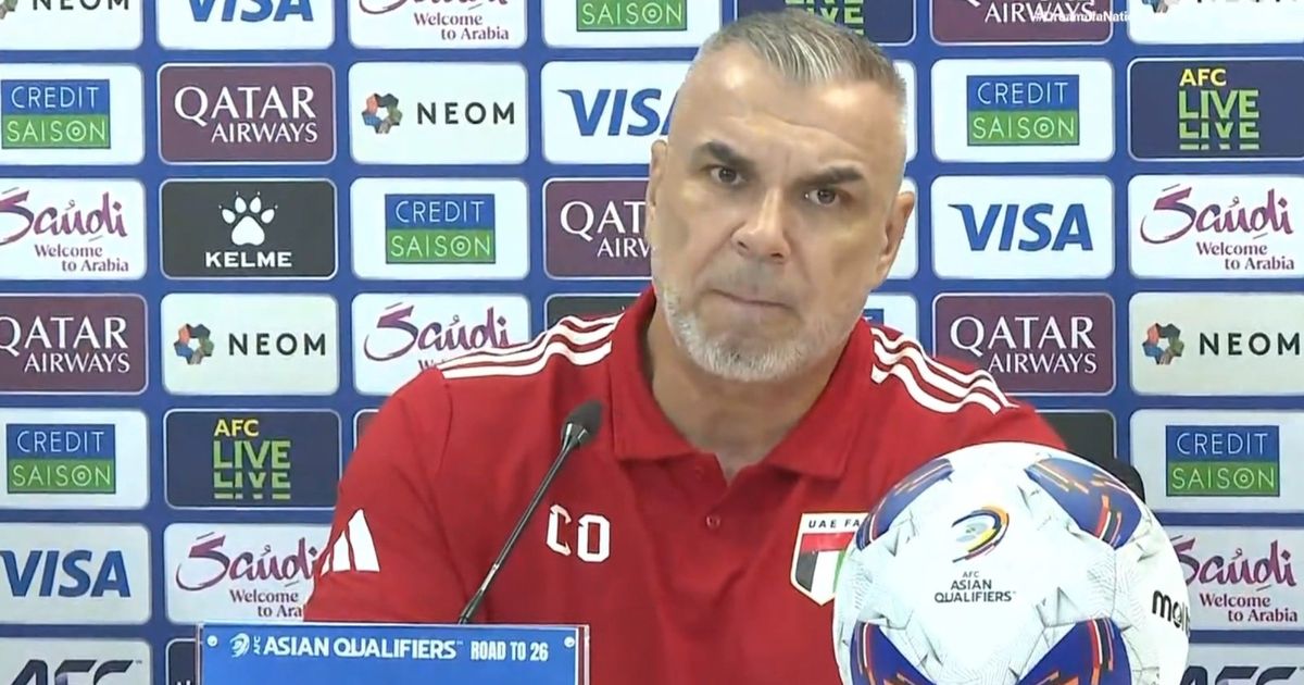 كوزمين قبل مواجهة العراق: لحظة فارقة في تاريخ منتخب الإمارات