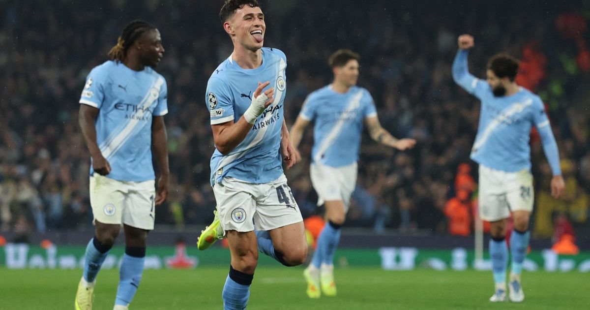 فودين يقود مانشستر سيتي لفوز كبير على دورتموند بدوري الأبطال