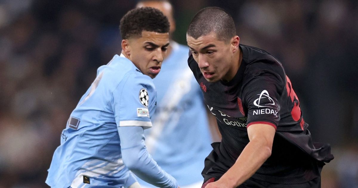 ماذا قدم إبراهيم مازة في مباراة مانشستر سيتي وباير ليفركوزن؟