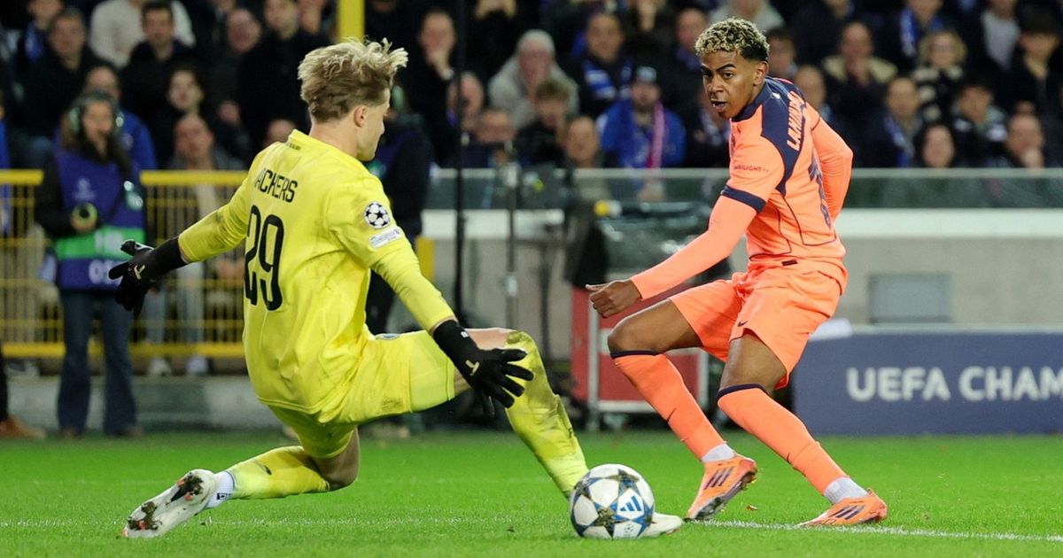 شاهد تعادل مثير بين برشلونة وكلوب بروج في دوري أبطال أوروبا