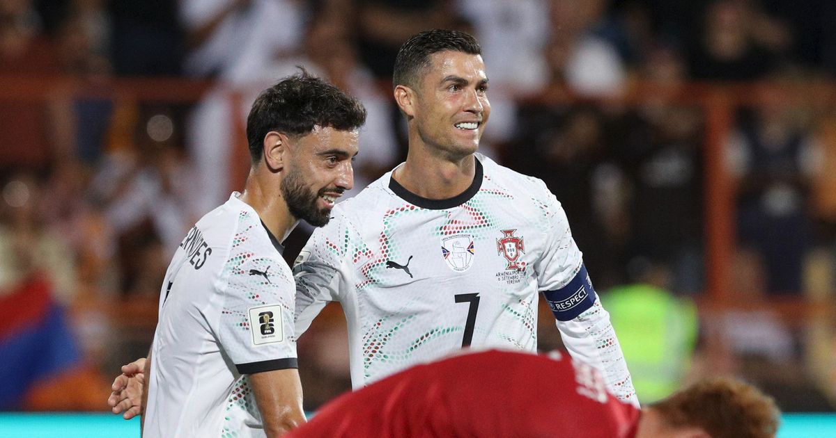 برونو فرنانديز: رونالدو يُدرك أنه أخطأ بعد طرده أمام إيرلندا