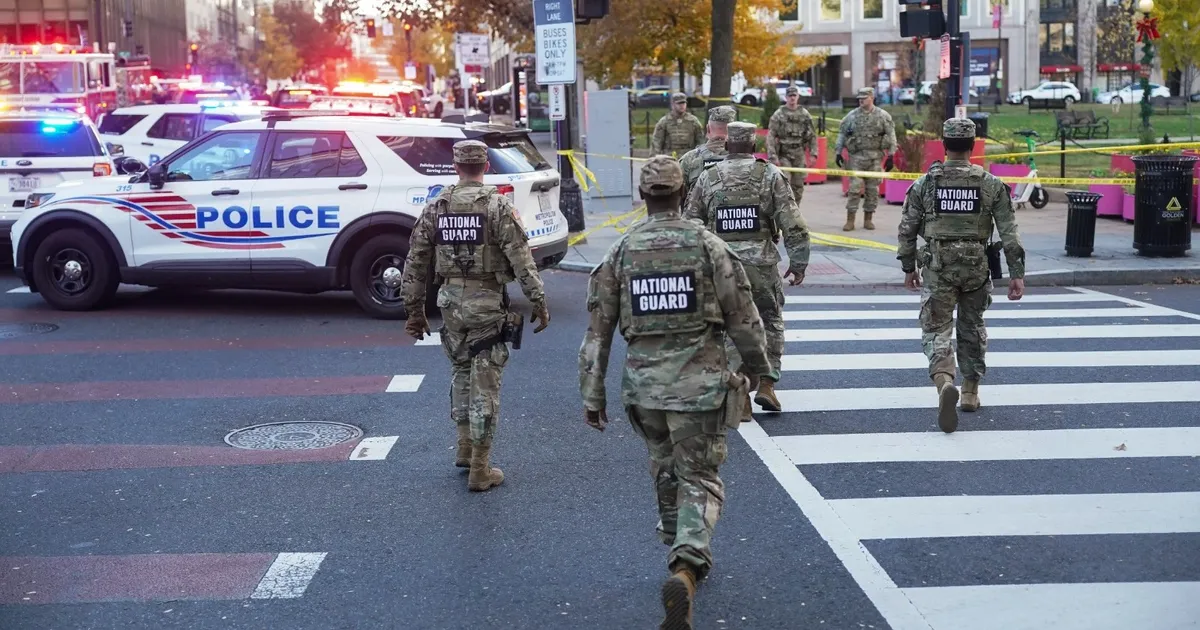 أمريكا إطلاق النار الجيش الحرس الوطني قرب البيت الأبيض