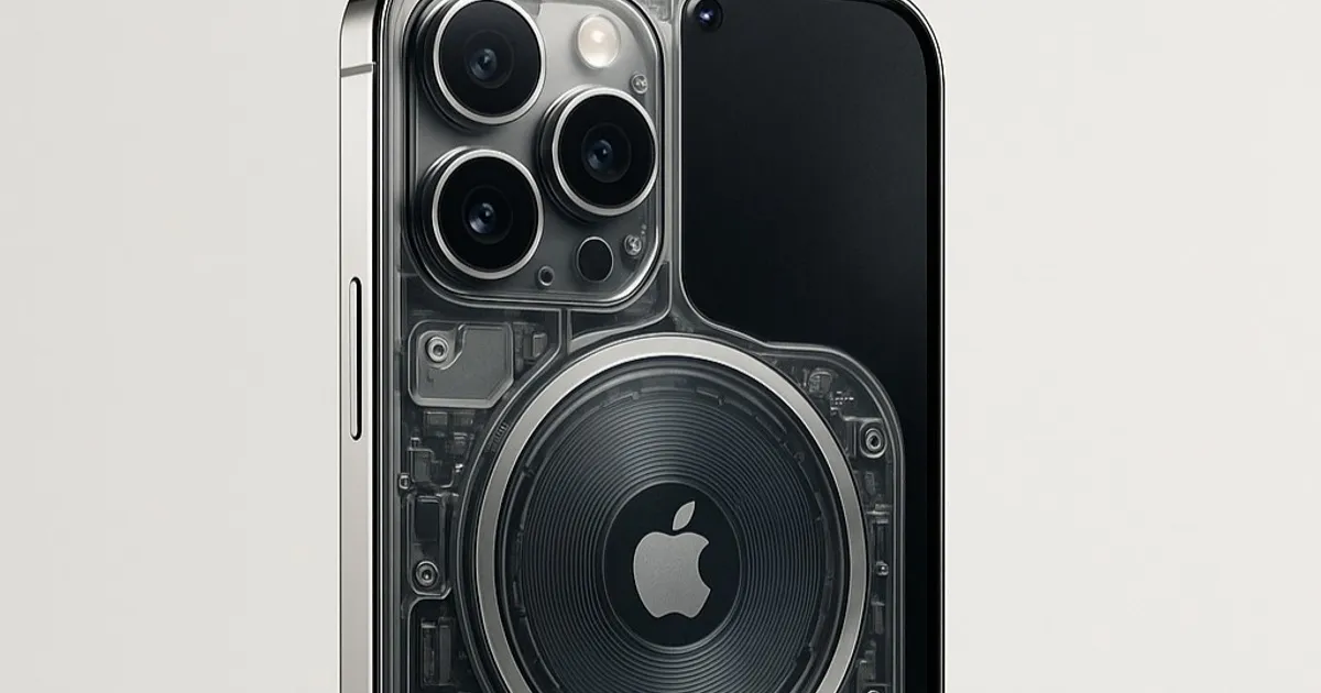 تسريبات لتصميم آيفون 18 برو..ظهر شفاف وبطارية مغلفة بالفولاذ