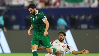مباراة منتخب قطر وسوريا في كأس العرب 2025 احمد علاء وعمر خربين