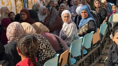 توافد المواطنين للتصويت في انتخابات مجلس النواب بالدائرة الأولى بمحافظة قنا