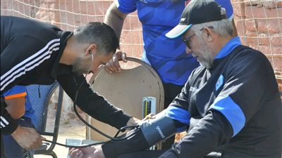 أزمة صحية مفاجئة لرئيس قطاع ناشئي صيد المحلة خلال مباراة الغزل بدوري المنطقة