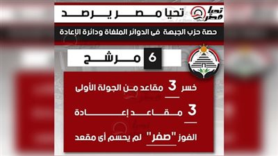 تحيا مصر يرصد حصة الجبهة الوطنية فى الدوائر الملغاة ودائرة الإعادة