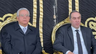 المستشار حنفي جبالي والنائب احمد عبدالجواد وشخصيات عامة في عزاء مرشح مستقبل وطن بحدائق القبة