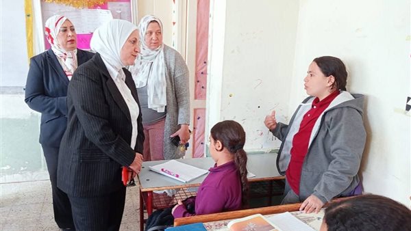 مدير تعليم القاهرة تتفقد مدرسة اللواء عمر سليمان الرسمية المتميزة للغات