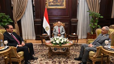 رئيس الشيوخ يستقبل المستشار علاء الدين فؤاد ونائب رئيس محكمة النقض