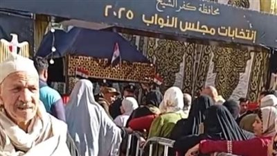 إقبال كثيف على لجان كفر الشيخ في اليوم الأول لجولة الإعادة في انتخابات مجلس النواب