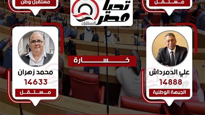 وفقا للحصر العددي.. فوز دودو العمدة ووائل الطحان بمقعدي المطرية وخسارة مرشح الجبهة ومحمد زهران