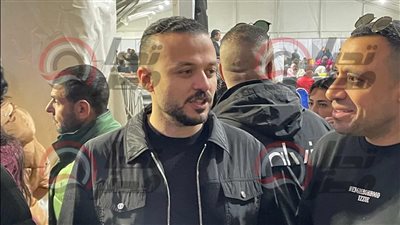 محمد الجارحي عضو مجلس إدارة الأهلي يصل انتخابات نادي الجزيرة لدعم إبراهيم زاهر