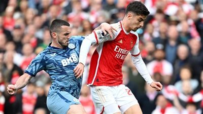 موعد مباراة أرسنال وأستون فيلا في الدوري الإنجليزي الممتاز والقنوات الناقلة والتشكيل المتوقع
