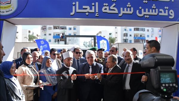 وزيرا التعليم العالي والأوقاف ومحافظ بورسعيد ورئيس الجامعة يفتتحون مستشفى جامعة بورسعيد