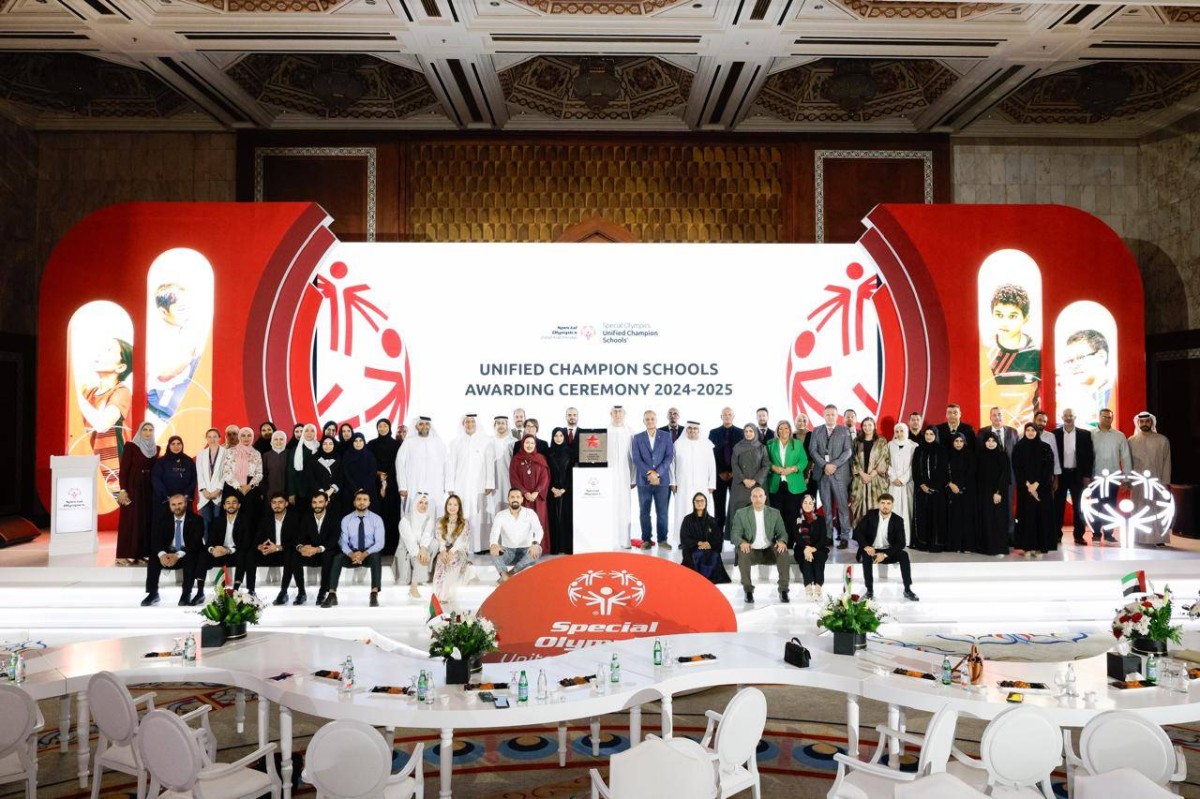 «الأولمبياد الخاص» يكرم الفائزين بجوائز «مدارس الأبطال الموحدة»