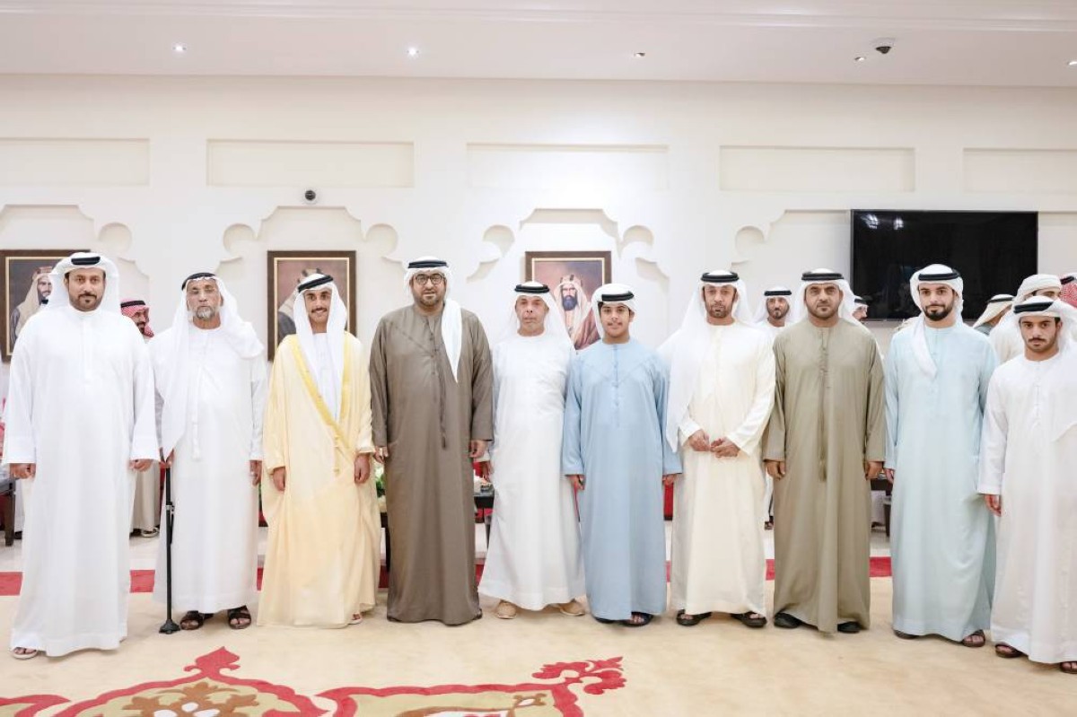 محمد بن حمدان يحضر حفل زفاف زايد المحيربي