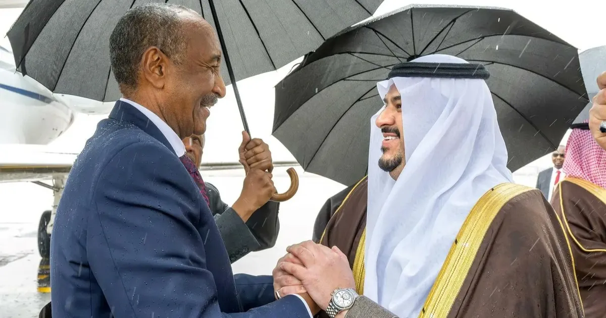 البرهان يصل إلى العاصمة السعودية الرياض