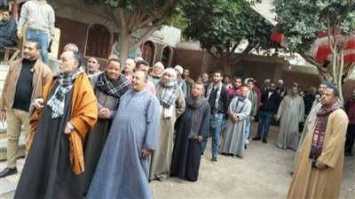 استمرار توافد الناخبين فى لجان طهطا وطما بمحافظة سوهاج