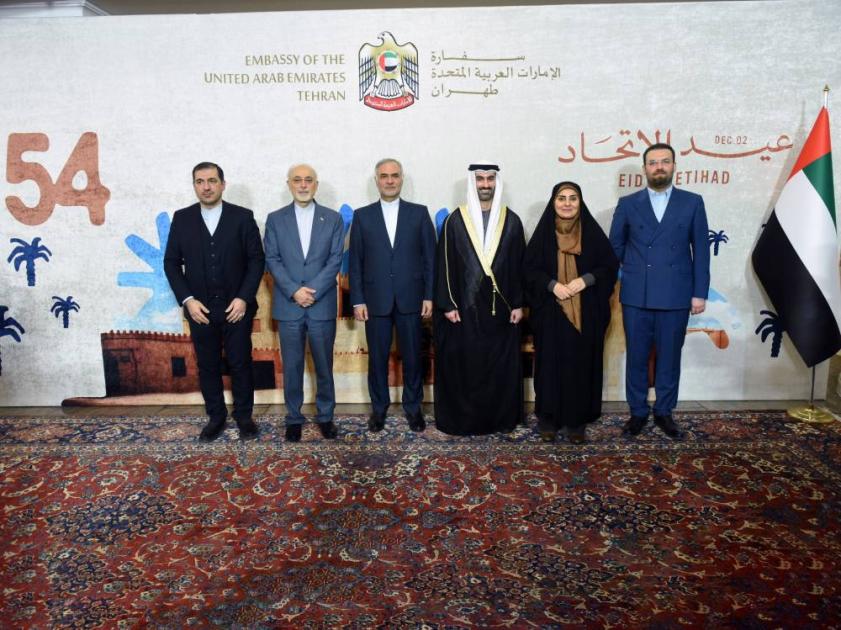 سفارة الإمارات في طهران تحتفل