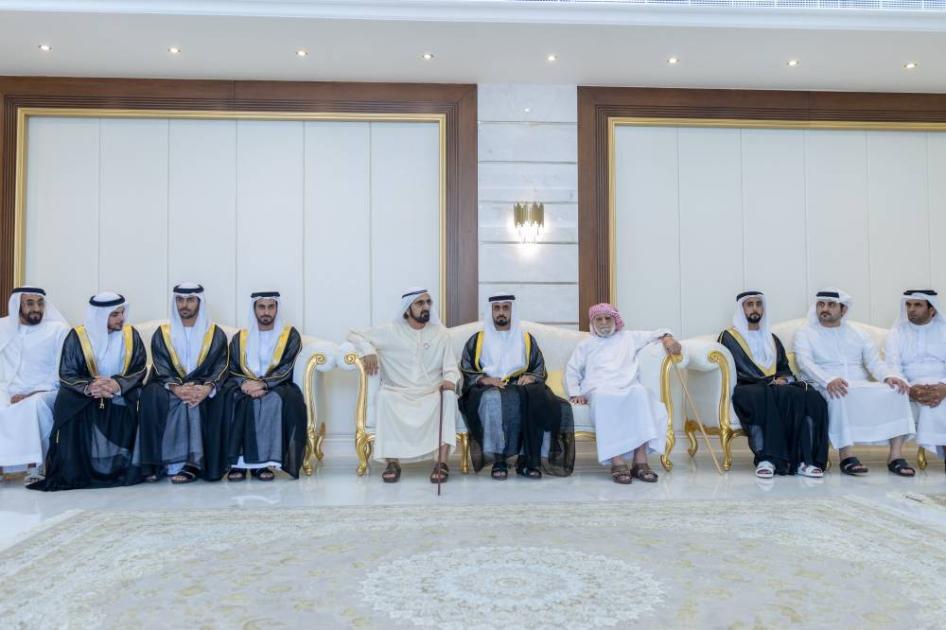 محمد بن راشد يحضر أفراح الفلاسي