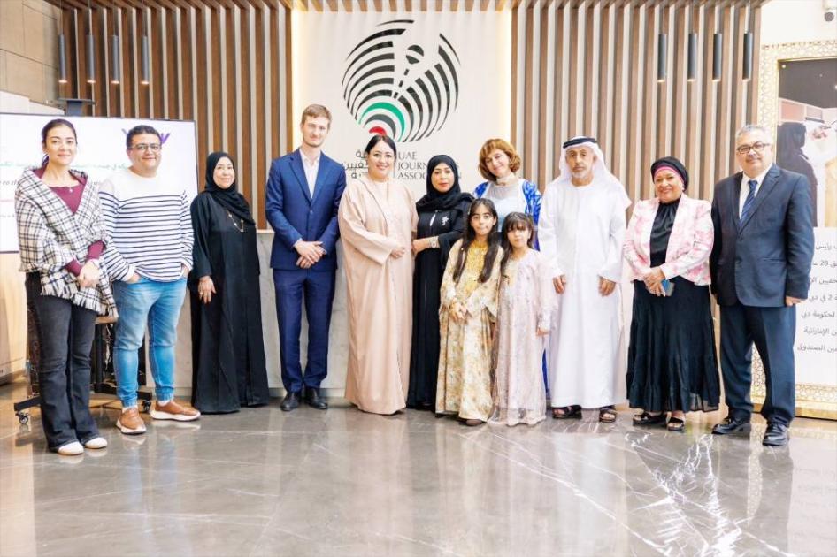 وفد وكالة فيوري الإخبارية يزور جمعية الصحفيين الإماراتية
