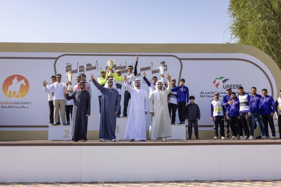 منصور الحمادي بطل سباق العمالقة للقدرة