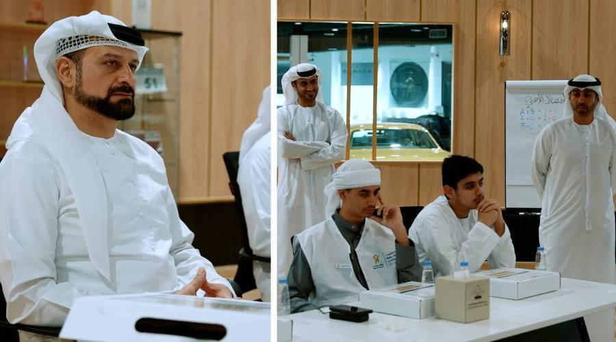 رئيس مجلس الشارقة الرياضي يتفقد برنامج «واعد»